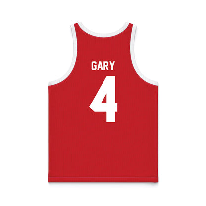 Nebraska - NCAA Men's Basketball : Juwan Gary - Red Basketball Jersey