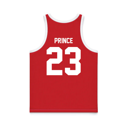 Nebraska - NCAA Women's Basketball : Britt Prince - Red Basketball Jersey