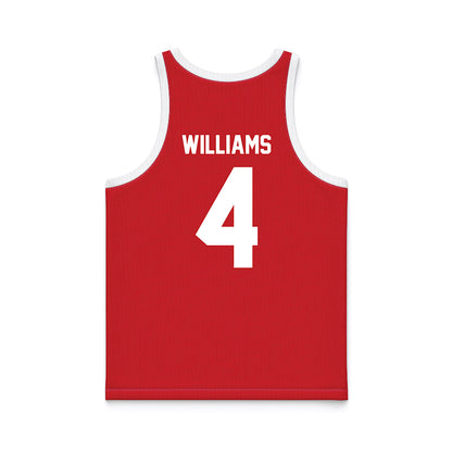 Nebraska - NCAA Women's Basketball : Kennadi Williams - Red Basketball Jersey