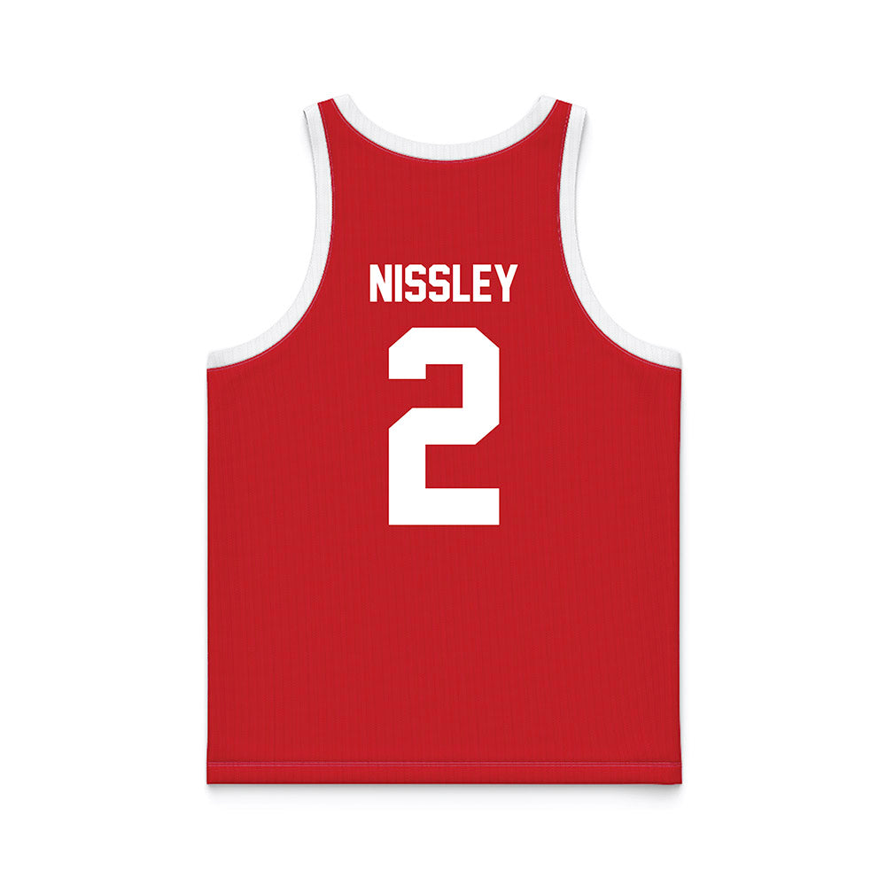 Nebraska - NCAA Women's Basketball : Logan Nissley - Red Basketball Jersey