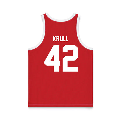 Nebraska - NCAA Women's Basketball : Maddie Krull - Red Basketball Jersey