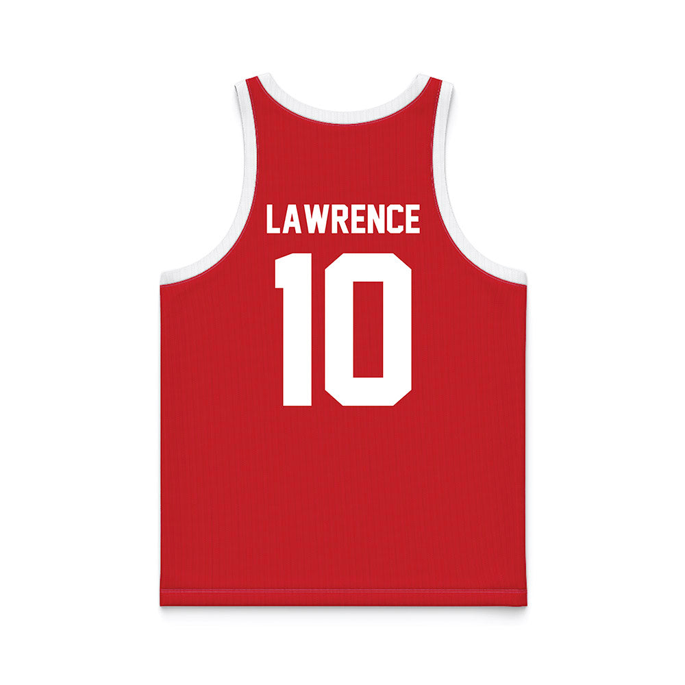 Nebraska - NCAA Men's Basketball : Jamarques Lawrence - Red Basketball Jersey-1
