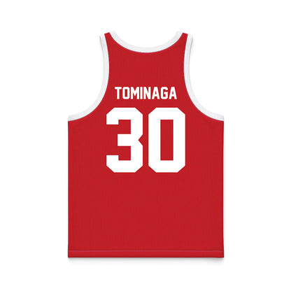 Nebraska - NCAA Men's Basketball : Keisei Tominaga - Red Basketball Jersey