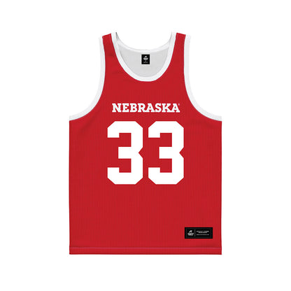 Nebraska - NCAA Women's Basketball : Amiah Hargrove - Red Basketball Jersey