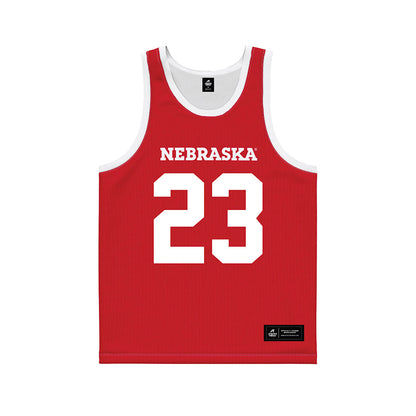 Nebraska - NCAA Women's Basketball : Britt Prince - Red Basketball Jersey