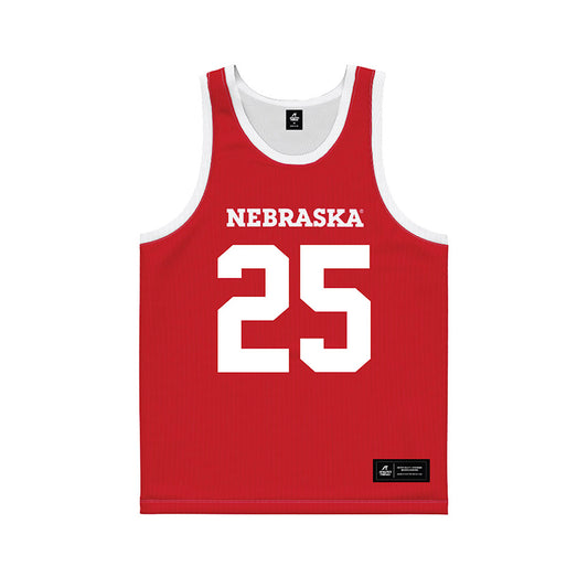 Nebraska - NCAA Men's Basketball : Nick Janowski - Red Basketball Jersey