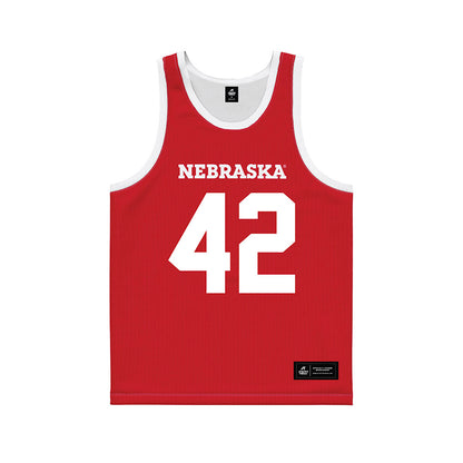 Nebraska - NCAA Women's Basketball : Maddie Krull - Red Basketball Jersey