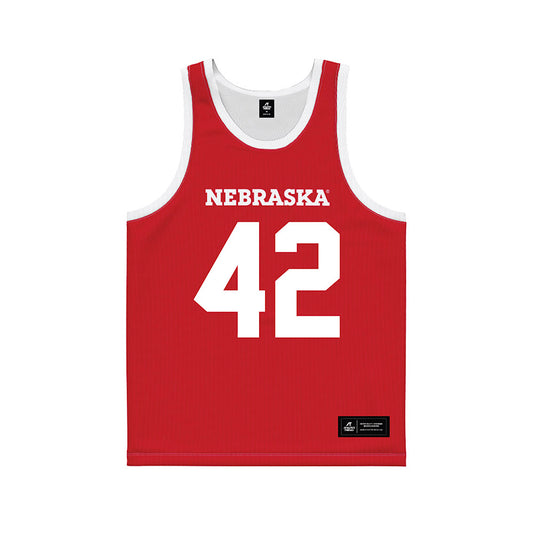 Nebraska - NCAA Women's Basketball : Maddie Krull - Red Basketball Jersey