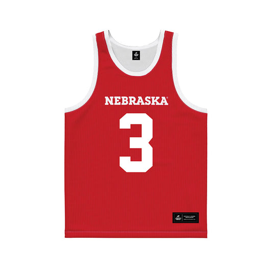 Nebraska - NCAA Women's Basketball : Allison Weidner - Red Basketball Jersey