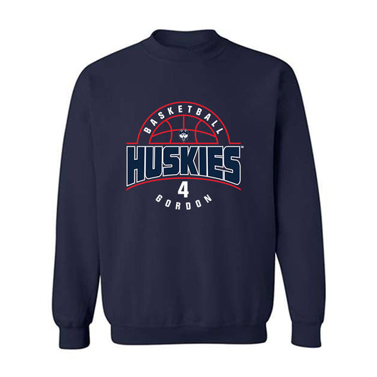 UConn - Men's Basketball Legends : Ben Gordon - Classic Fashion Shersey Crewneck Sweatshirt-0