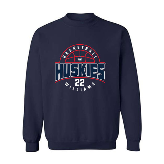 UConn - NCAA Women's Basketball : Serah Williams - Classic Fashion Shersey Crewneck Sweatshirt-0