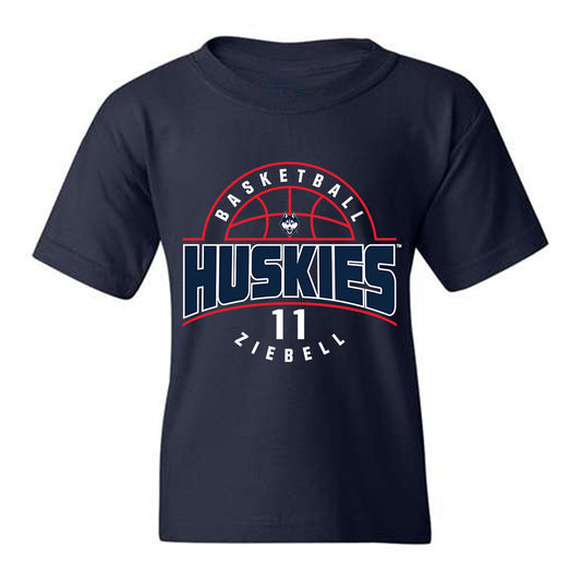 UConn - NCAA Women's Basketball : Allie Ziebell - Youth T-Shirt