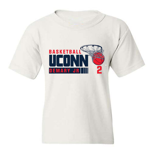 UConn - NCAA Men's Basketball : Silas Demary Jr - Classic Fashion Shersey Youth T-Shirt-0