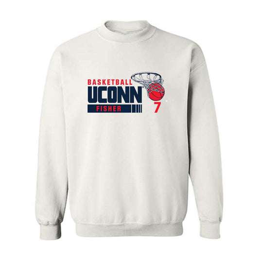 UConn - NCAA Women's Basketball : Kelis Fisher - Classic Fashion Shersey Crewneck Sweatshirt-0