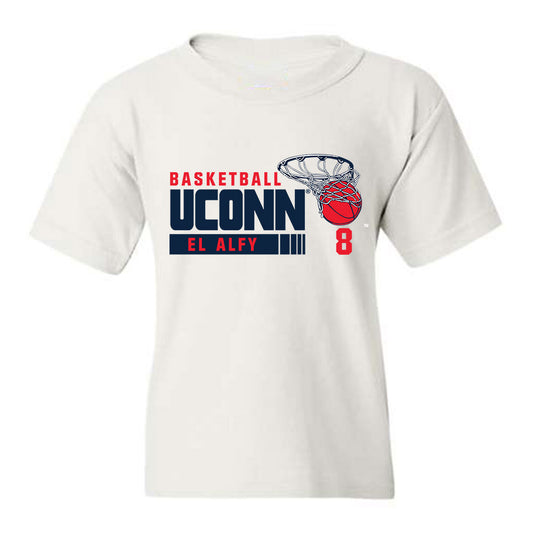 UConn - NCAA Women's Basketball : Jana El Alfy - Youth T-Shirt