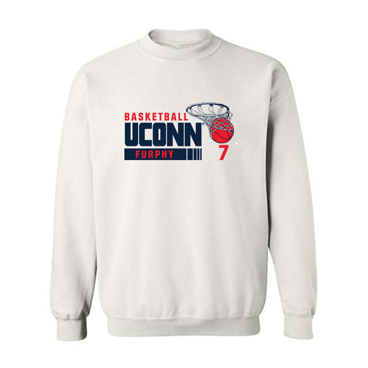 UConn - NCAA Men's Basketball : Jacob Furphy - Classic Fashion Shersey Crewneck Sweatshirt-0