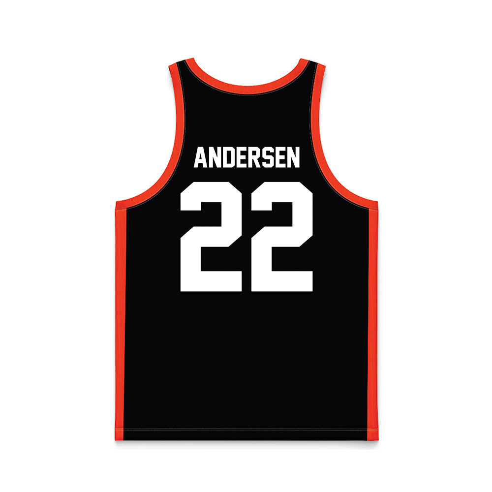 Florida - NCAA Men's Basketball : Bennett Andersen - Black Basketball Jersey