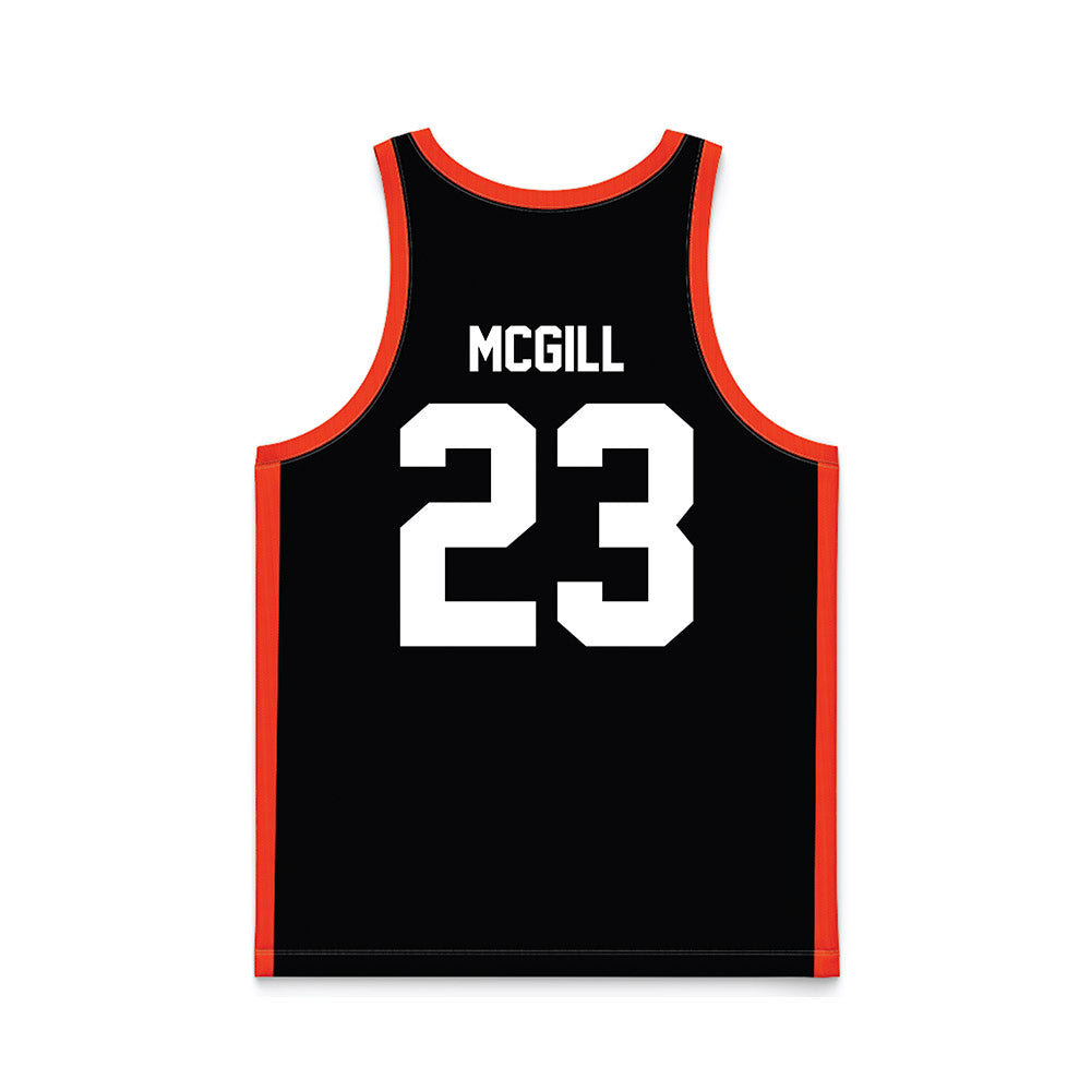 Florida - NCAA Women's Basketball : Alivia McGill - Black Basketball Jersey