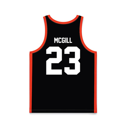 Florida - NCAA Women's Basketball : Alivia McGill - Black Basketball Jersey
