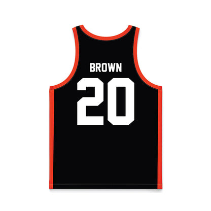 Florida - NCAA Men's Basketball : Isaiah Brown - Black Basketball Jersey