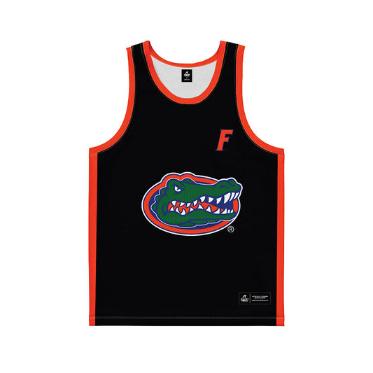 Florida - NCAA Men's Basketball : Viktor Mikic - Black Basketball Jersey