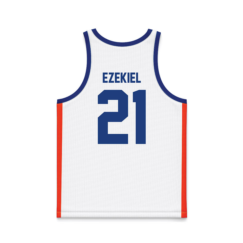 Florida - NCAA Women's Basketball : Ruth "Gift" Ezekiel - White Basketball Jersey-1