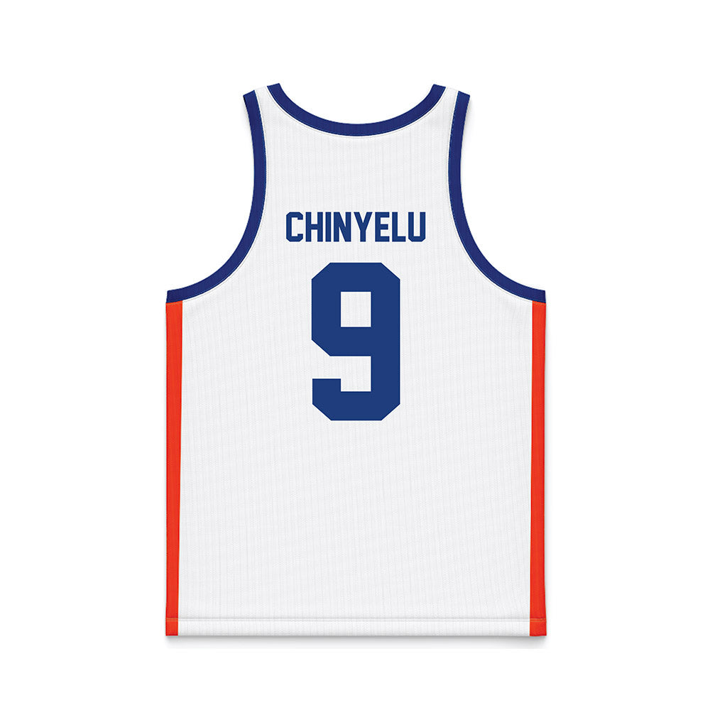 Florida - NCAA Men's Basketball : Rueben Chinyelu - White Basketball Jersey