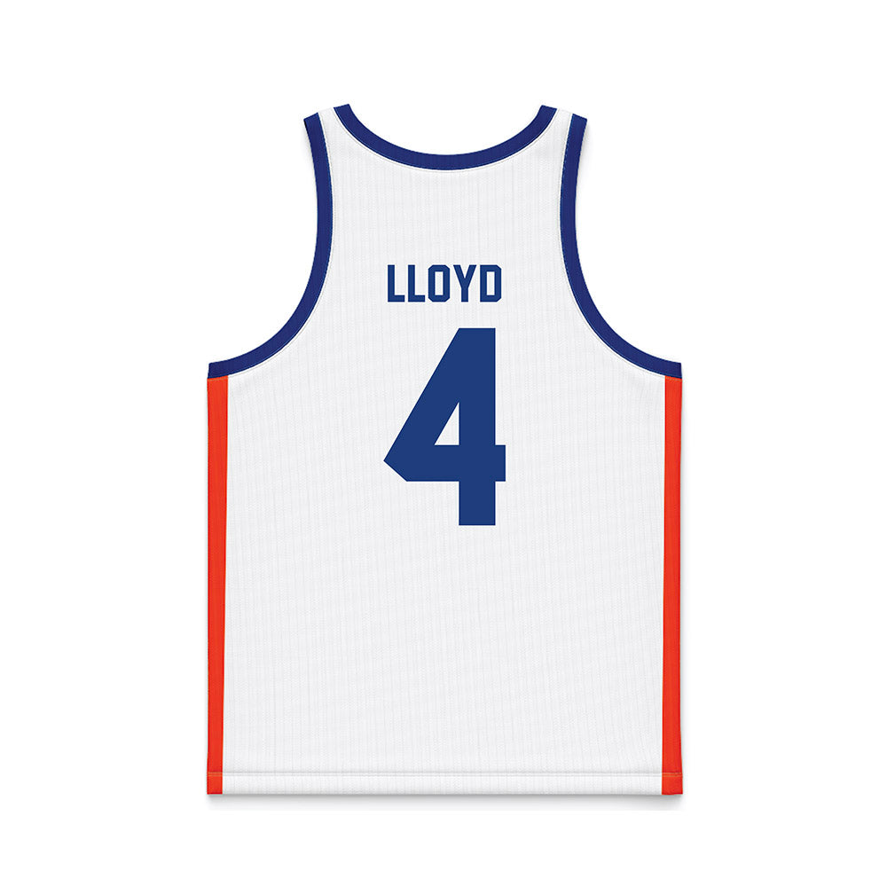 Florida - NCAA Men's Basketball : Alexander Lloyd - White Basketball Jersey-1