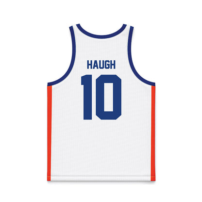 Florida - NCAA Men's Basketball : Thomas Haugh - White Basketball Jersey
