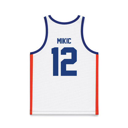 Florida - NCAA Men's Basketball : Viktor Mikic - White Basketball Jersey