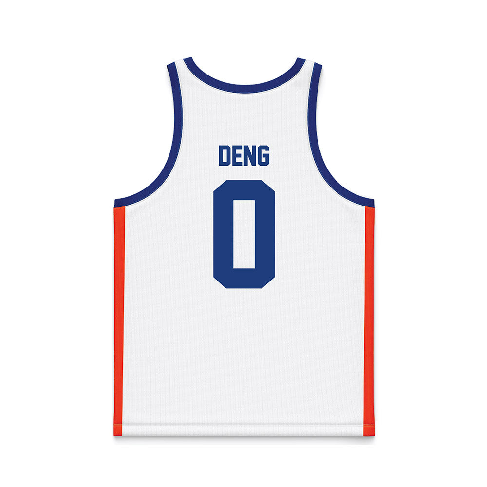 Florida - NCAA Women's Basketball : Sarah Deng - White Basketball Jersey-1