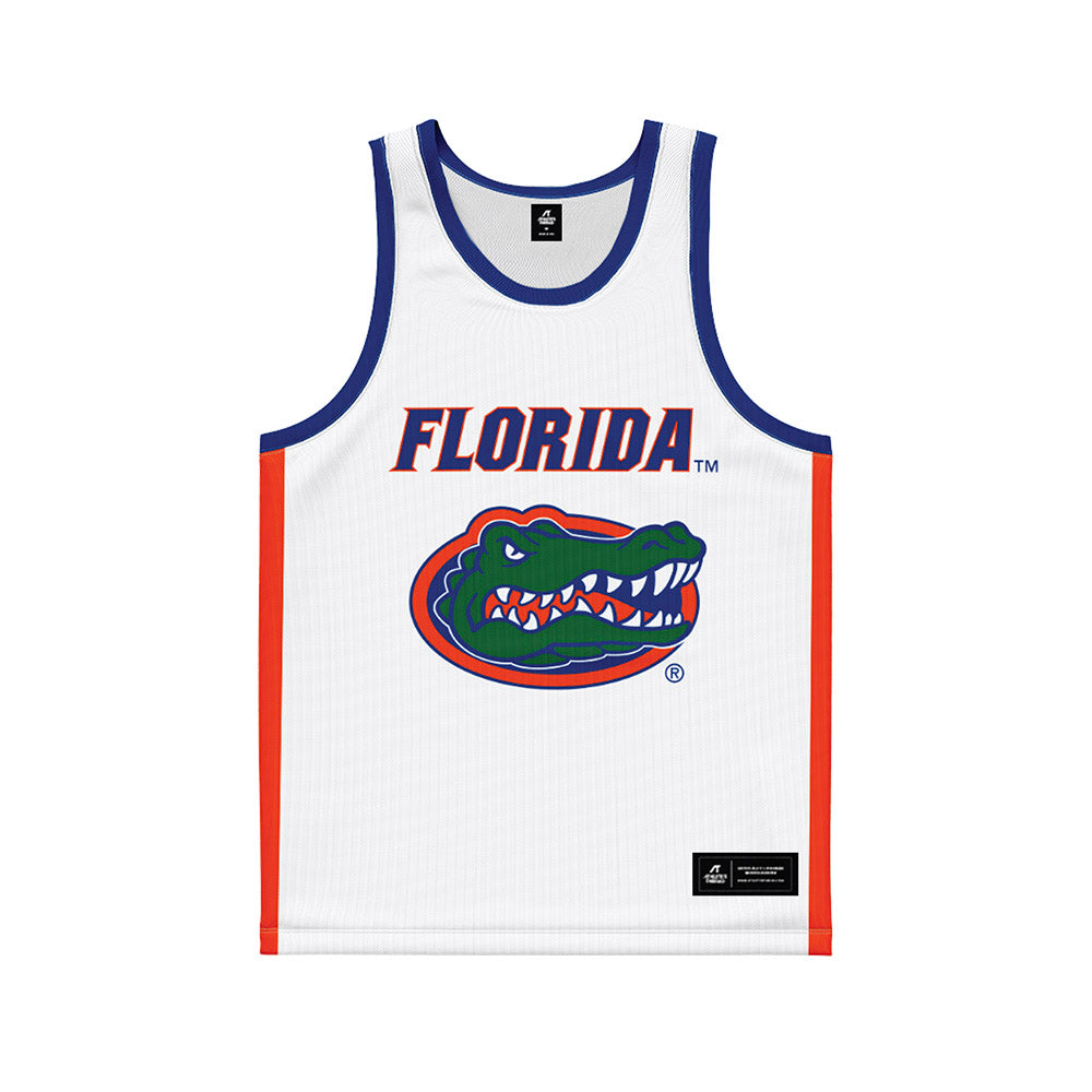 Florida - NCAA Men's Basketball : Micah Handlogten - White Basketball Jersey