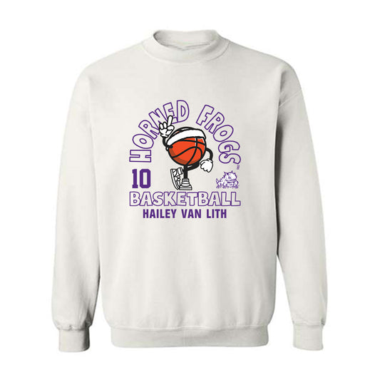 TCU - NCAA Women's Basketball : Hailey Van Lith - Fashion Shersey Crewneck Sweatshirt