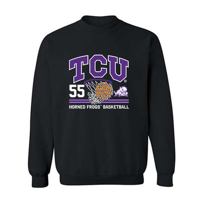 TCU - NCAA Men's Basketball : Tanner Toolson - Sports Shersey Crewneck Sweatshirt-0