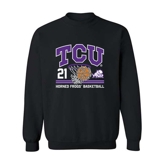 TCU - NCAA Women's Basketball : Taliyah Parker - Sports Shersey Crewneck Sweatshirt-0