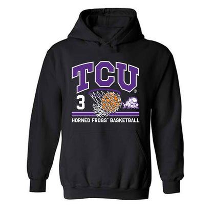 TCU - NCAA Men's Basketball : Liutauras Lelevicius - Sports Shersey Hooded Sweatshirt-0