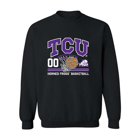 TCU - NCAA Men's Basketball : Jace Posey - Sports Shersey Crewneck Sweatshirt-0