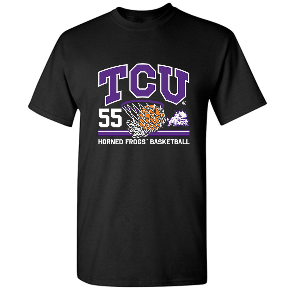 TCU - NCAA Men's Basketball : Tanner Toolson - Sports Shersey T-Shirt-0