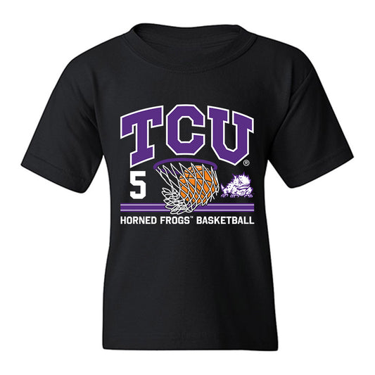 TCU - NCAA Women's Basketball : Olivia Miles - Sports Shersey Youth T-Shirt-0