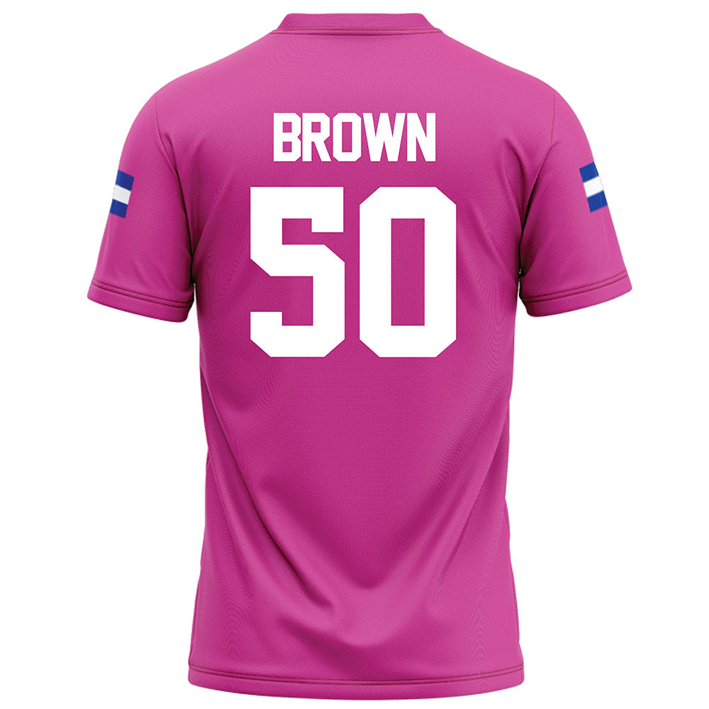 Grand Valley - NCAA Football : Gabriel Brown - Pink Football Jersey-1