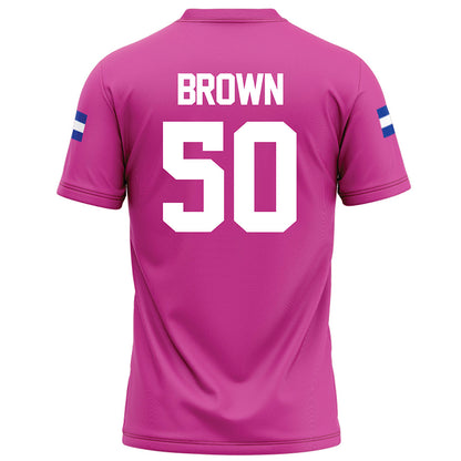Grand Valley - NCAA Football : Gabriel Brown - Pink Football Jersey-1