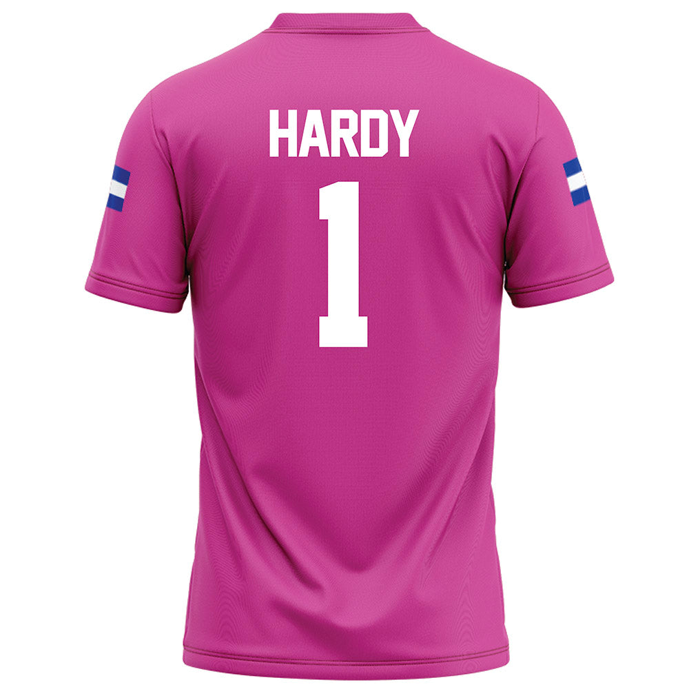 Grand Valley - NCAA Football : Jason Hardy - Pink Football Jersey-1
