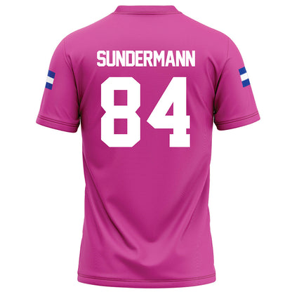 Grand Valley - NCAA Football : Evan Sundermann - Pink Football Jersey-1