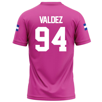 Grand Valley - NCAA Football : Elias Valdez - Pink Football Jersey-1