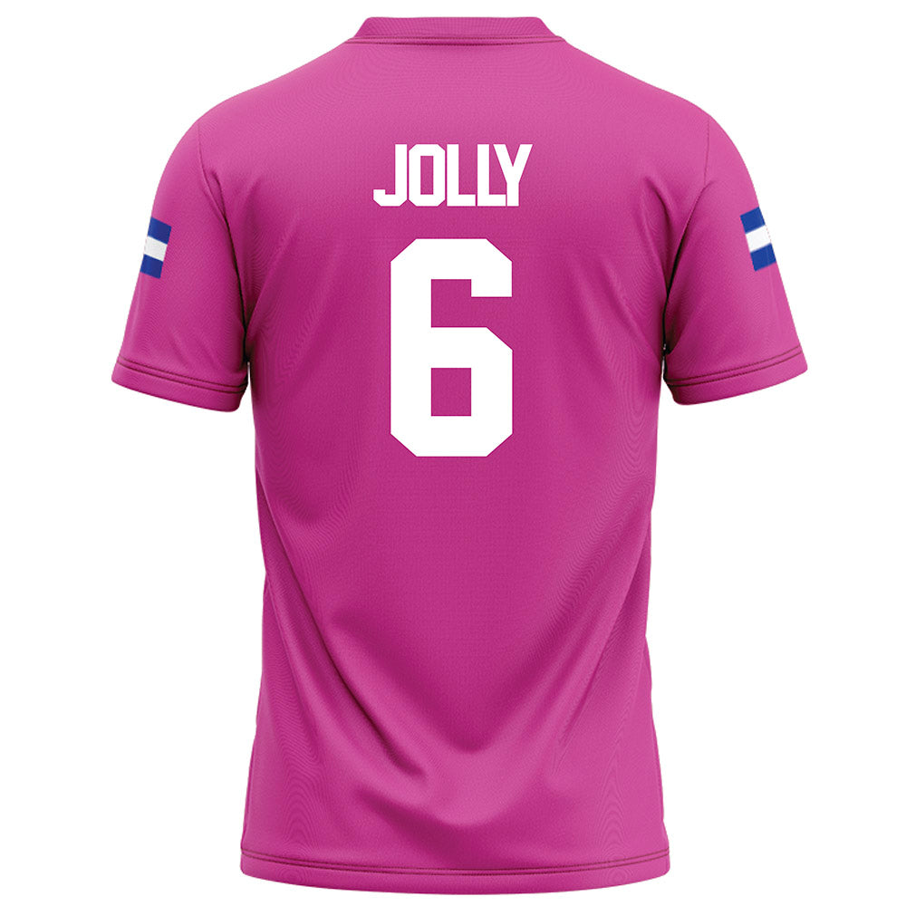 Grand Valley - NCAA Football : Thomas Jolly - Pink Football Jersey-1