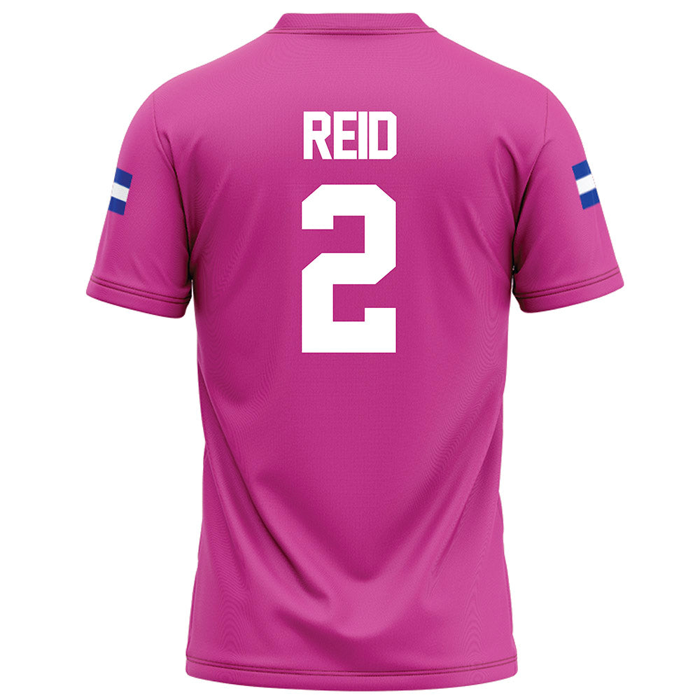 Grand Valley - NCAA Football : Tariq Reid - Pink Football Jersey-1