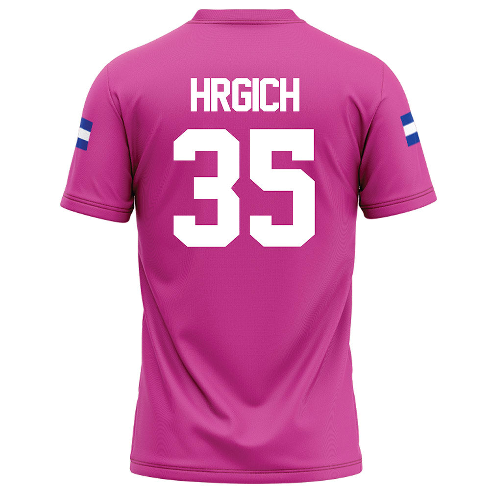 Grand Valley - NCAA Football : Trace Hrgich - Pink Football Jersey-1