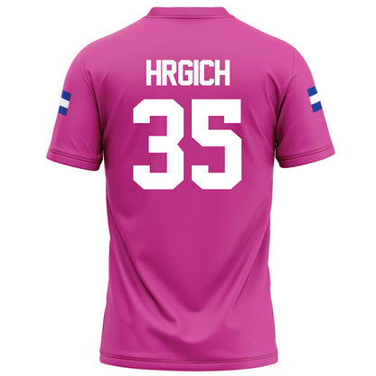 Grand Valley - NCAA Football : Trace Hrgich - Pink Football Jersey-1