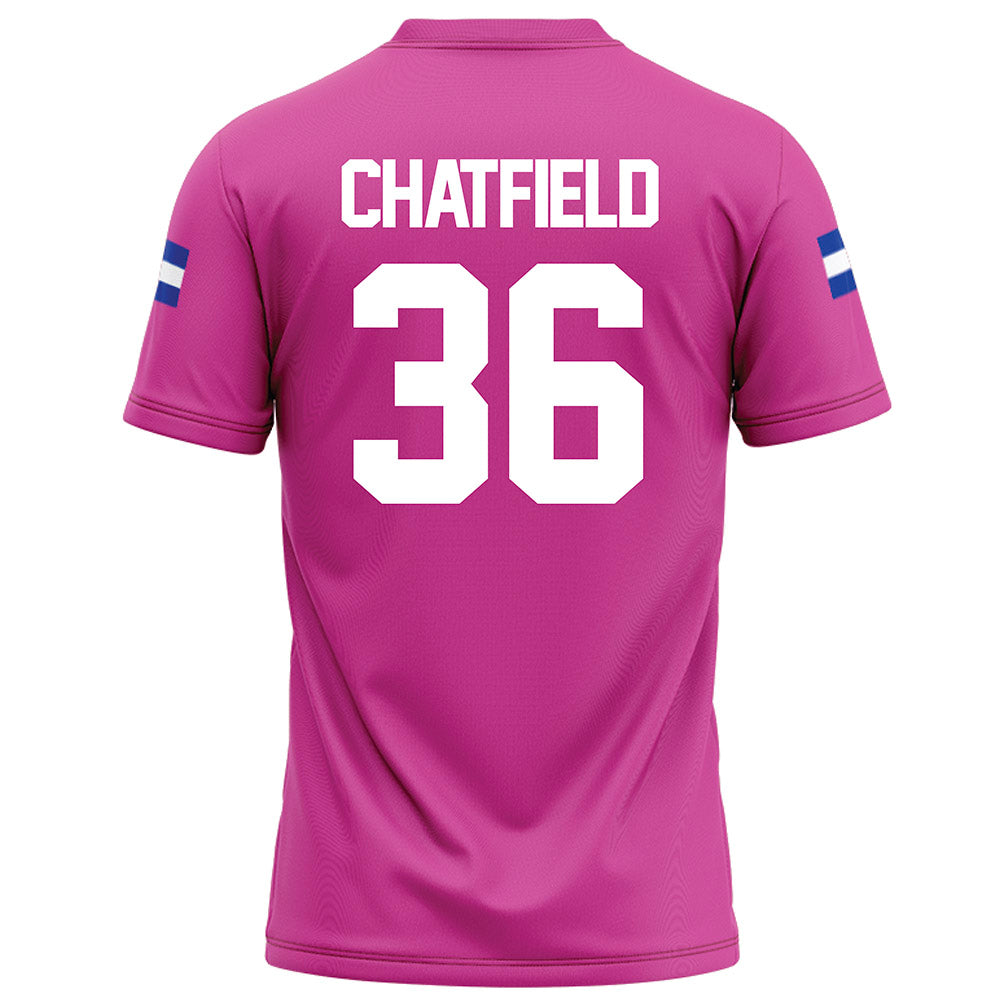 Grand Valley - NCAA Football : Gage Chatfield - Pink Football Jersey-1