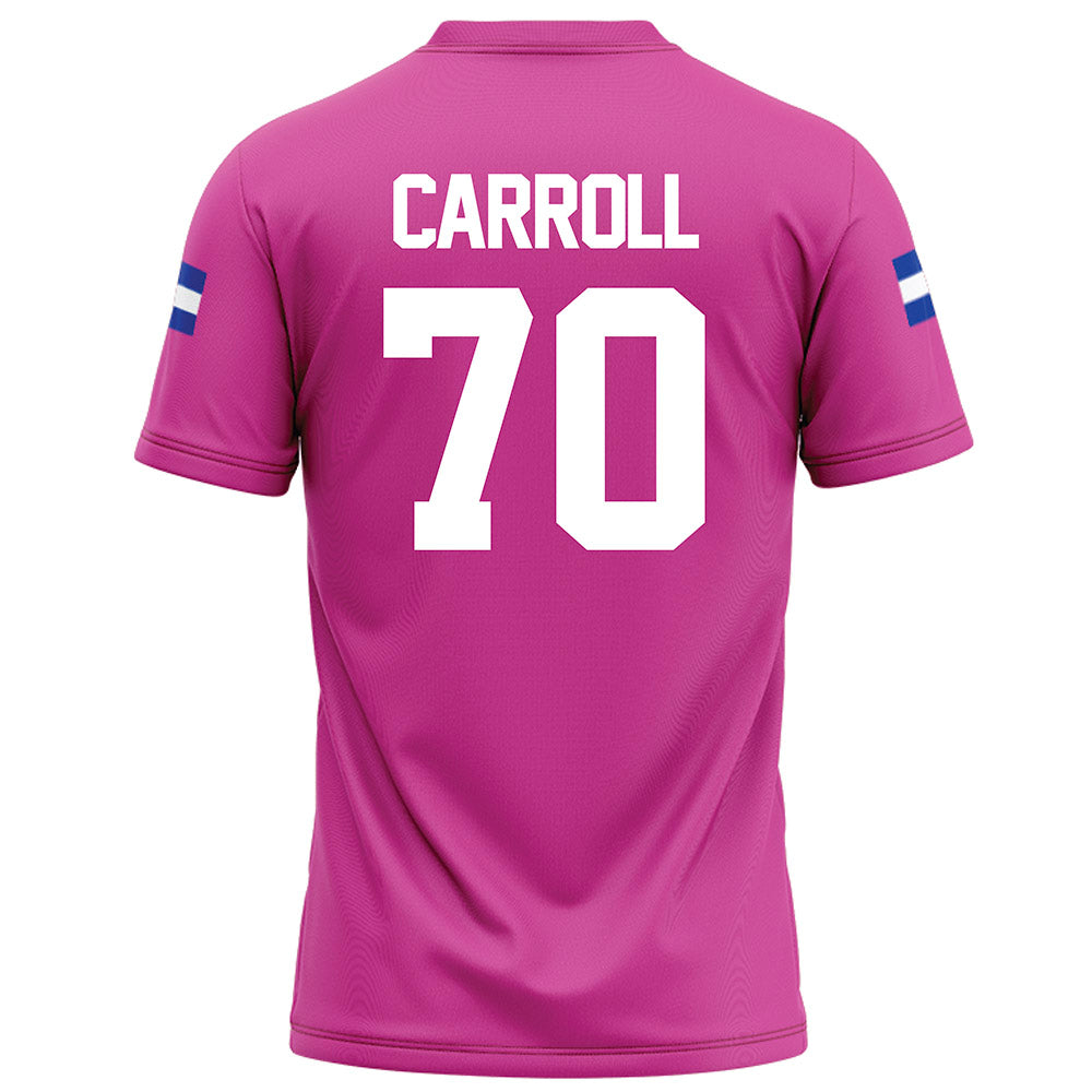 Grand Valley - NCAA Football : Garrett Carroll - Pink Football Jersey-1